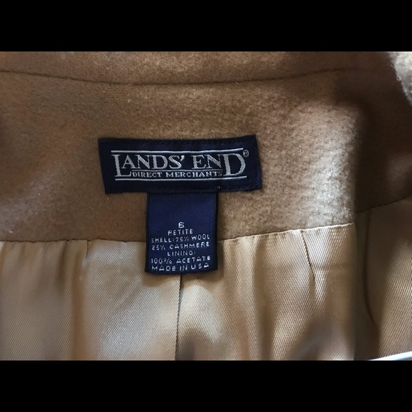 Lands End wool/cashmere blend blazer size 6P - Picture 3 of 3